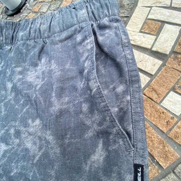 O’Neill Dappled Gray 100%Cotton Drawstring Shorts - Picture 3 of 6